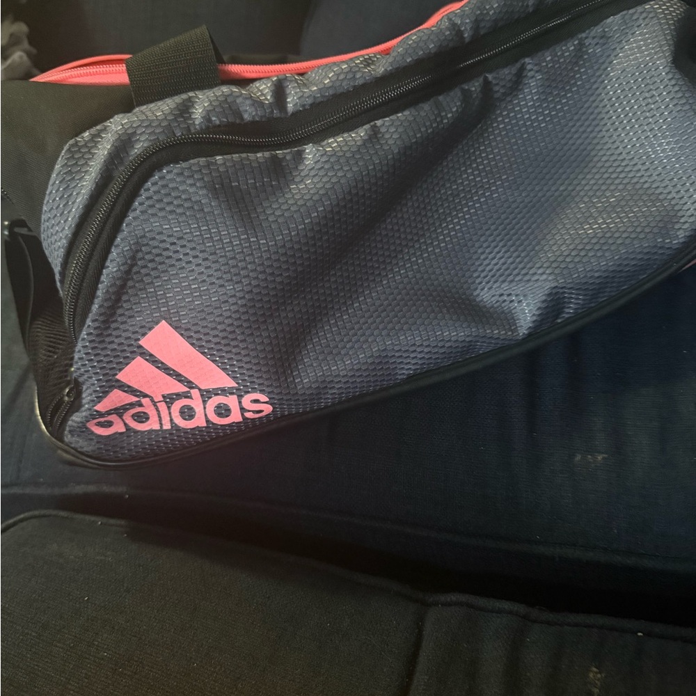 Adidas Women’s Work Out Bag in Gray, Black and Pink